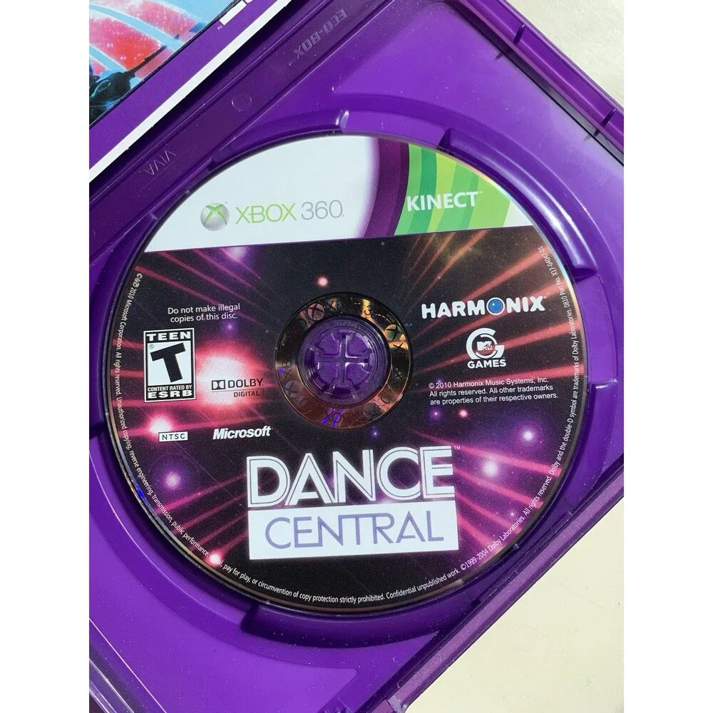 Microsoft XBox 360 Video Game. Dance Central - Complete w/ Booklet EUC